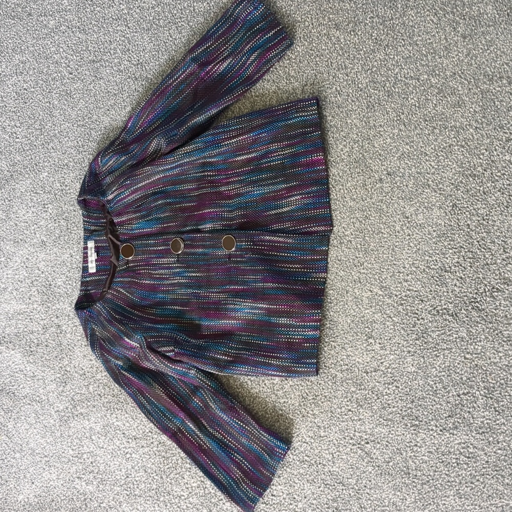 Blue and purple jacket